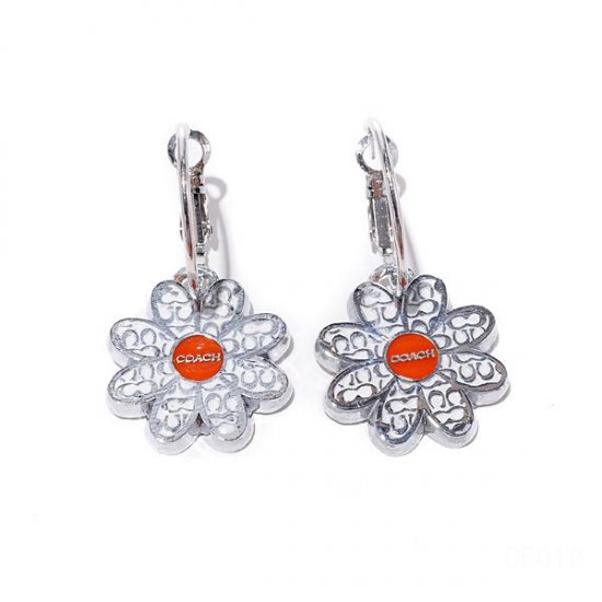 Coach Flower Silver Earrings CVQ | Women